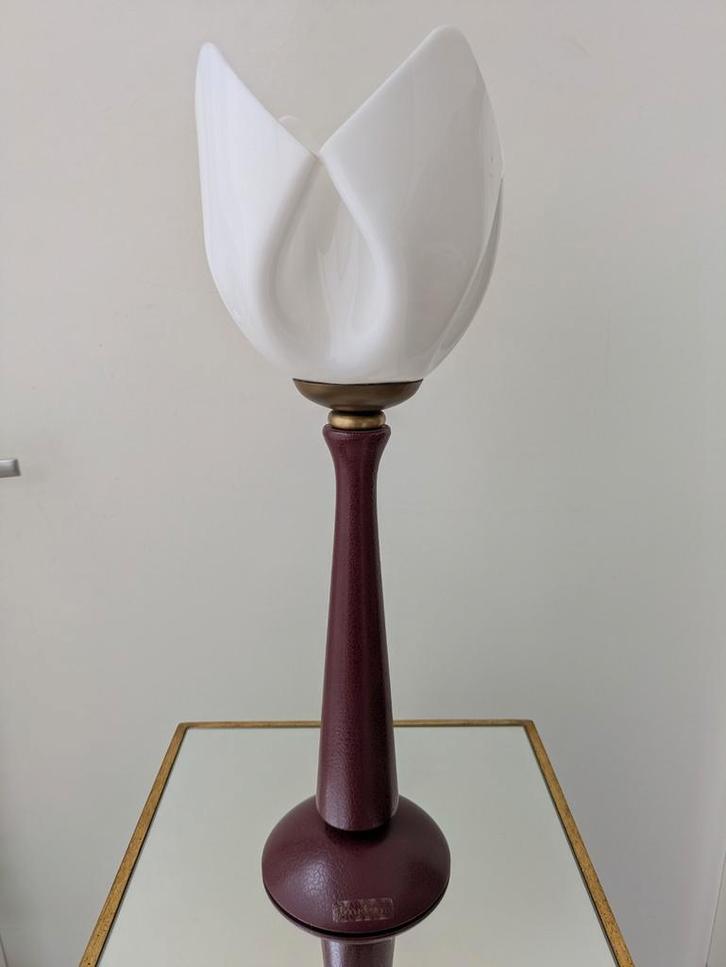 Design lamp vintage tulp, Huis en Inrichting, Lampen | Tafellampen, Zo goed als nieuw, Ophalen of Verzenden