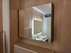 Spiegelkast badkamer 90x74 cm, Ophalen, Spiegelkast, 50 tot 100 cm, Zo goed als nieuw
