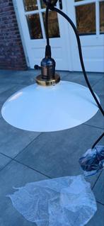 Retro Hanglamp Jaren 30 style 2stuks incl lamphouder, Nieuw, Ophalen of Verzenden, Glas, Minder dan 50 cm