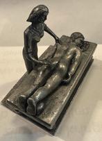 Tinnen beeldje van erotische ? Massage, Ophalen of Verzenden