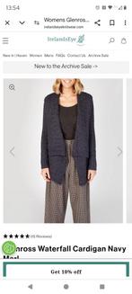 Irelandseye Vest Ierland Maat S Blauw/Grijs Merinowol, Kleding | Dames, Ophalen, Zo goed als nieuw, Maat 36 (S), Blauw