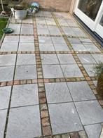 Siertegels 40x40, klinkers en kantopsluiting, Tuin en Terras, Ophalen, Gebruikt, 10 m² of meer, Beton