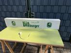 Reclame lichtbak Bitburger Bier, Ophalen of Verzenden, Gebruikt, Reclamebord, Plaat of Schild, Overige merken