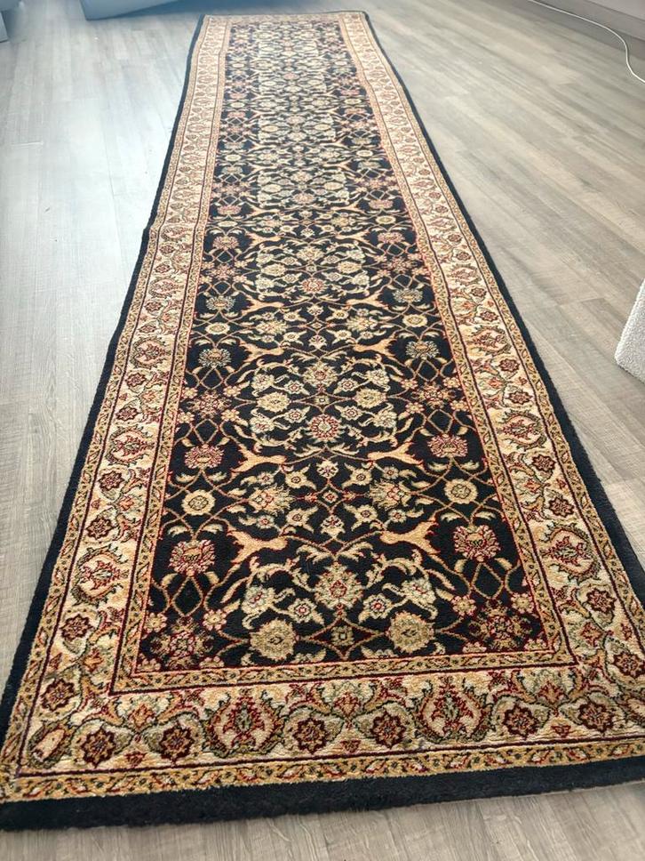 Perzisch wollen vloerkleed loper, Huis en Inrichting, Stoffering | Tapijten en Kleden, Gebruikt, 50 tot 100 cm, 200 cm of meer