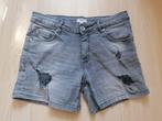 CoolCat dames jeans short used korte broek grijs maat M, Ophalen of Verzenden, Zo goed als nieuw, Coolcat, W30 - W32 (confectie 38/40)