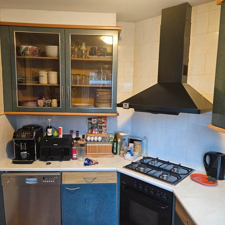 Brugman keuken, Huis en Inrichting, Keuken | Complete keukens, Gebruikt, Hoekkeuken, Graniet of Steen, Ophalen of Verzenden