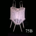 Korset met jarretels, Kleding | Dames, Verzenden, Wit, Body of Korset