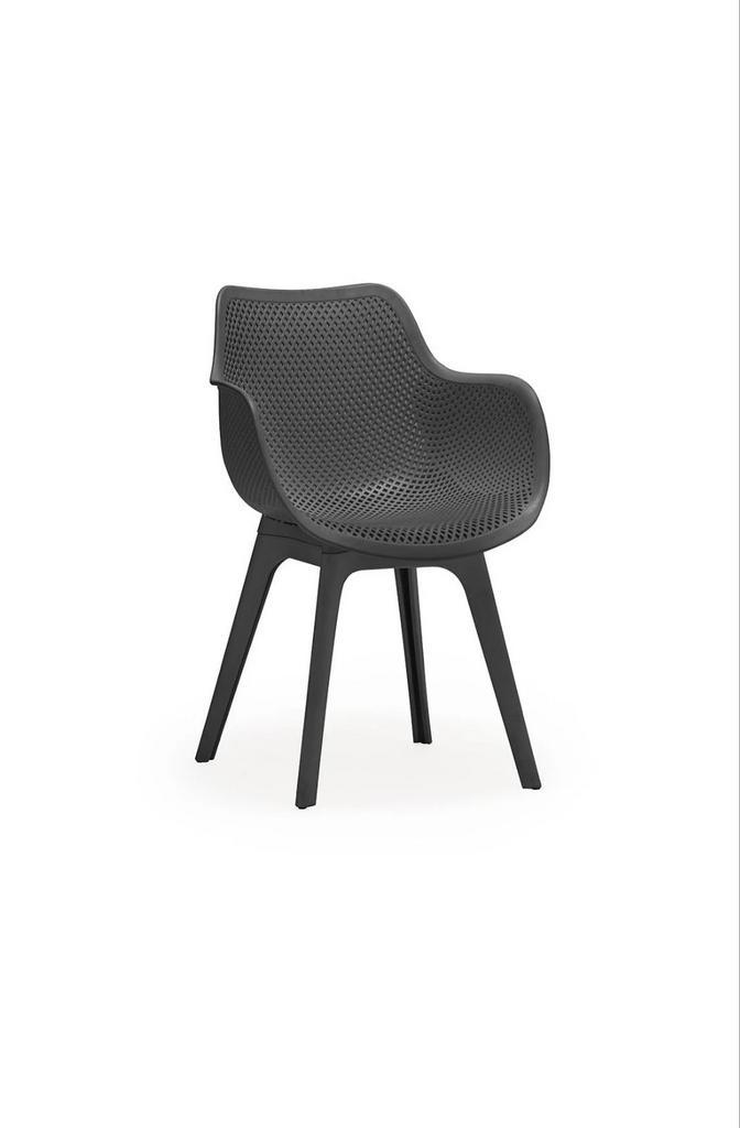 Tuinstoel, balkonstoel SenS-Line tuinmeubelen 54 x 59 x 83, Huis en Inrichting, Stoelen, Nieuw, Eén, Kunststof, Wit, Ophalen of Verzenden