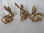 3 Vintage Messing Haasjes,v.a 35,00e, Ophalen of Verzenden