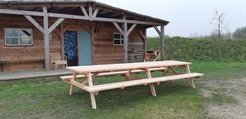 4 meter picknicktafel 12-14 pers DOUGLAS HOUT €679.95 beschikbaar voor biedingen