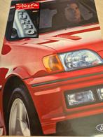 Nederlands Ford Fiesta mk3 Turbo folder óók kleuren bekledin, Ophalen of Verzenden, Zo goed als nieuw, Ford