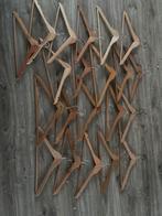 21 houten kledinghangers, Ophalen of Verzenden, Zo goed als nieuw, Hout