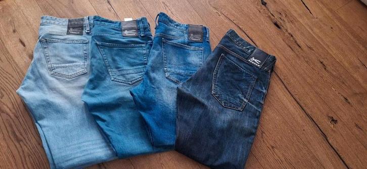 Zgan Denham spijkerbroeken, Kleding | Heren, Spijkerbroeken en Jeans, Zo goed als nieuw, W33 - W34 (confectie 48/50), Blauw, Ophalen of Verzenden