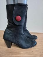 Sch111 - Zwarte leren Arche laarzen maat 39 (1), Ophalen of Verzenden, Zo goed als nieuw, Zwart, Hoge laarzen