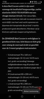 ZENSENZE Bed Cocoon slaaptunnel M 90 x 200, Ophalen of Verzenden, Eenpersoons, Dekbedovertrek