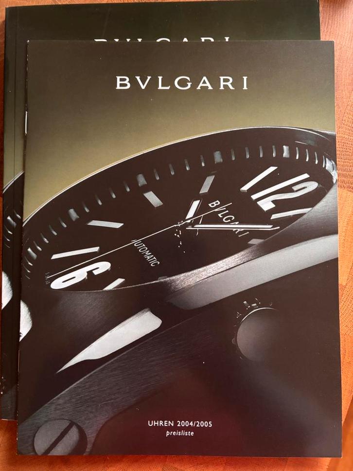 Bvlgari Catalogus 2004-2005 met Prijslijst, Boeken, Catalogussen en Folders, Gelezen, Catalogus, Ophalen of Verzenden