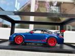 1:18 Porsche 911 (997) GT3 RS 3.8 blauw Autoart 78144 JJTOP, Auto, Autoart, Ophalen of Verzenden, Zo goed als nieuw