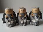 3 houten engeltjes, nieuw, Diversen, Kerst, Ophalen of Verzenden, Nieuw