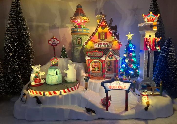Lemax North Pole Fun Fair, Diversen, Kerst, Zo goed als nieuw, Ophalen of Verzenden