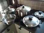 Rena pannen, Huis en Inrichting, Ophalen of Verzenden, Gebruikt, Rvs, Pannenset