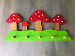 Kinderkapstok paddenstoelen - hout, Ophalen of Verzenden, Zo goed als nieuw, Kapstokje