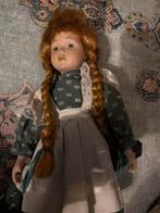 Vintage Porseleinen Pop met Rode Vlechten, Ophalen, Gebruikt, Overige typen