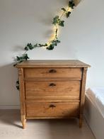 Antiek grenen ladenkastje. H 92 cm B 91 cm D 52 cm, Antiek en Kunst, Ophalen