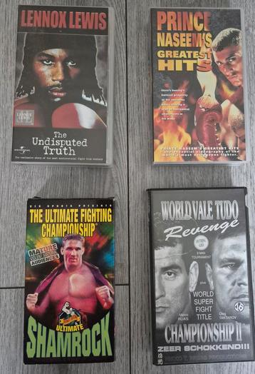 Boxing/MMA VHS TAPES  beschikbaar voor biedingen