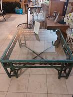 Mooie salon tafel (groen), 50 tot 100 cm, Ophalen of Verzenden, Zo goed als nieuw, 25 tot 50 cm