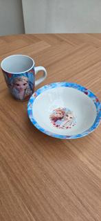 Frozen Mok en Schaaltje Set, Ophalen of Verzenden, Zo goed als nieuw