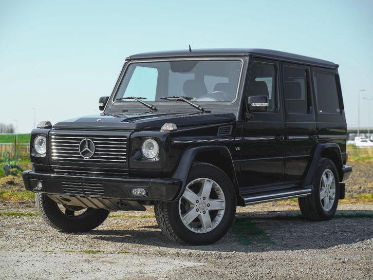 Mercedes G550 380PK "Youngtimer" 2010, Auto's, Mercedes-Benz, Bedrijf, G-Klasse, Benzine, SUV of Terreinwagen, Automaat, Zwart