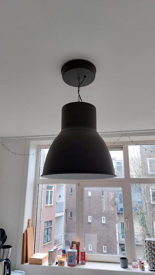 Hektar hanglamp 47 cm (grijs), Huis en Inrichting, Lampen | Hanglampen, Gebruikt, Minder dan 50 cm, Metaal, Ophalen