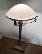 art nouveau / Amsterdamse school messing tafellamp, Antiek en Kunst, Antiek | Lampen, Ophalen