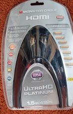 Monster cable 1.5m  ultrahd platinum, Ophalen of Verzenden, Nieuw, HDMI-kabel