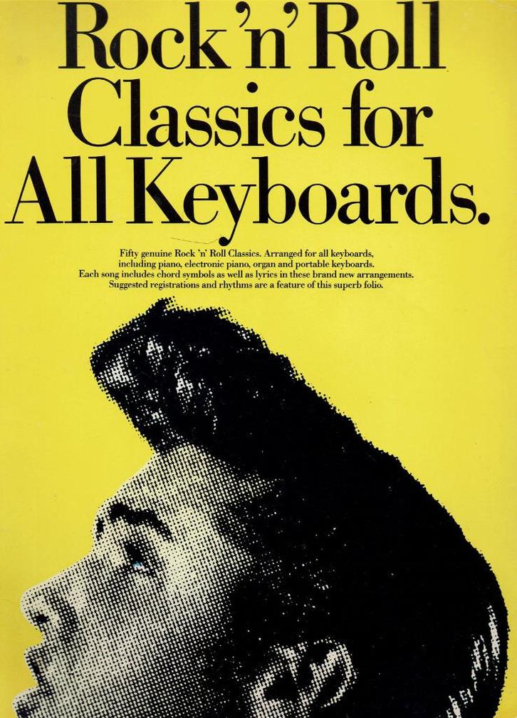 Rock'' Roll Classics For All Keyboards, Muziek en Instrumenten, Bladmuziek, Zo goed als nieuw, Thema, Wereldmuziek, Piano, Keyboard