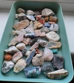 Ruwe Edelstenen en Mineralen (c.a. 900 gram), Verzamelen, Mineralen en Fossielen, Ophalen of Verzenden, Mineraal