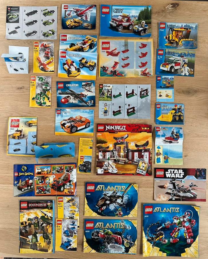 Grote partij Lego, oa Star Wars, Atlantis, Ninjago, City, Kinderen en Baby's, Speelgoed | Duplo en Lego, Gebruikt, Lego, Complete set