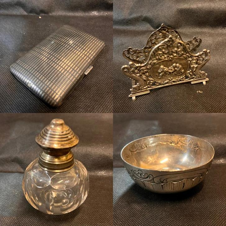 Diverse zilveren voorwerpen, Antiek en Kunst, Antiek | Goud en Zilver, Zilver, Ophalen of Verzenden