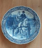 Antiek Delfts Blauw Bord - 40cm, Ophalen of Verzenden