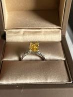 Nieuwe trouwring 14 karaat met diamant van 3.01 ct, Nieuw, Ophalen of Verzenden, Kleiner dan 17, Dame