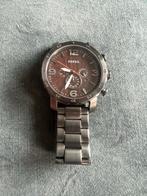Fossil JR1355 Herenhorloge, Overige merken, Gebruikt, Staal, Verzenden