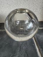 Glazen spijkerglas bolvaas grote model, Wit, Ophalen of Verzenden, Minder dan 50 cm, Glas