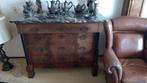 Antieke Commode met Marmeren Blad. 19de eeuws, Ophalen