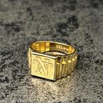 14 karaat gouden heren ringen met graveren beschikbaar, 20 of groter, Heer, Nieuw, Ophalen of Verzenden