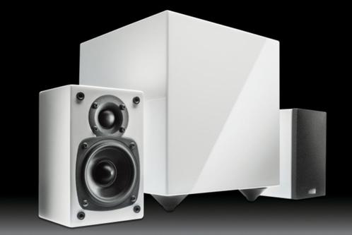 luidspreker 2.1 indiana line mio kit NIEUW wit, Audio, Tv en Foto, Luidsprekers, Nieuw, Ophalen of Verzenden