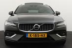 Volvo V60 2.0 R-Design Pano-dak Leder Trekhaak Adapt. Cruise, Auto's, Volvo, 4 cilinders, 1969 cc, 165 pk, Zilver of Grijs