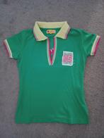 Leuk vrolijk shirt van O'Bleu, mt M maar valt als XS/S, Kleding | Dames, Ophalen, Blauw, Zo goed als nieuw, Korte mouw