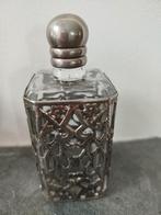 Vintage Parfumflesje met verzilverd Montuur, Ophalen of Verzenden