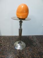 kandelaar voor een grote bolkaars, stevige kaarsenhouder, Verzenden, Gebruikt, Metaal, 25 tot 50 cm