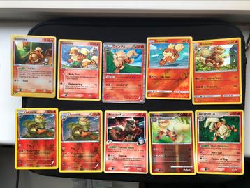 Pokemon Growlithe & Arcanine - Reverse en Holo beschikbaar voor biedingen